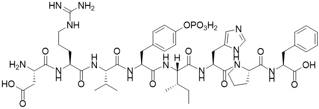 Tyr(PO3H2)4 Angiotensin II, human - Echelon Biosciences