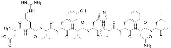 Angiotensin I [Val5,Asn9], bullfrog