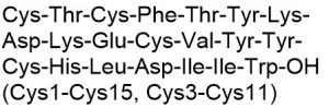 Endothelin 3, cyclic (human, mouse, rabbit, rat)