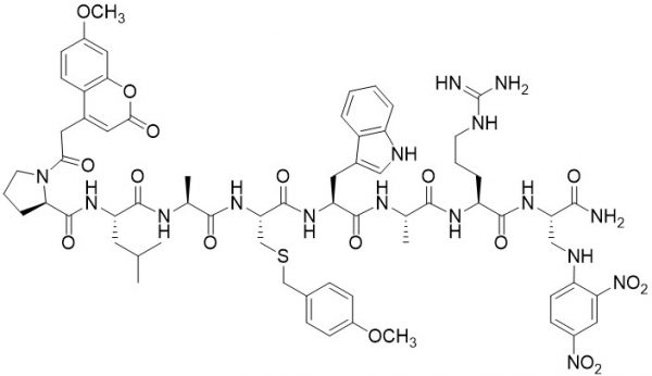 MCA-Pro-Leu-Ala-Cys(Mob)-Trp-Ala-Arg-Dap(DNP)-NH2 (MMP-11, MMP-14 substrate) - Echelon Biosciences